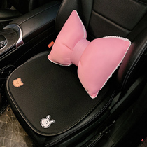 Car cushion single chip ins Net Red Tide brand Ice Silk ventilation car seat cushion Four Seasons General car summer cool cushion