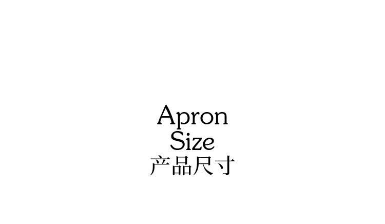 Towel hanging apron washed black professional work clothes - Aprons - Cotton & Hemp