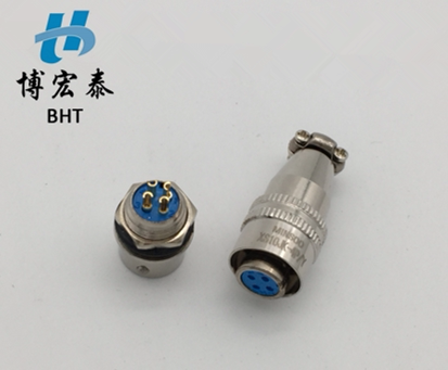 Aviation plug socket XS10JK-2 core 3 core 4 core P Y push-pull self-locking small connector gold-plated 10MM