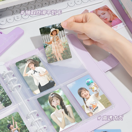 Polaroid, высококачественная карточная книга, открытка, система хранения, альбом для карточек, карточки, радужная пони, отрывной лист, 4 дюймов