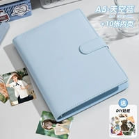 [Fresh Blue] 10 внутренних страниц (80 листов по 3 дюйма) + наклейки своими руками.