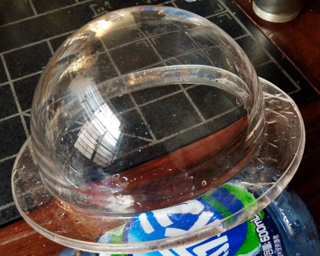 Plexiglas acrylic pipe rod processing cut slope transparent hemispherical cylindrical display stand display box