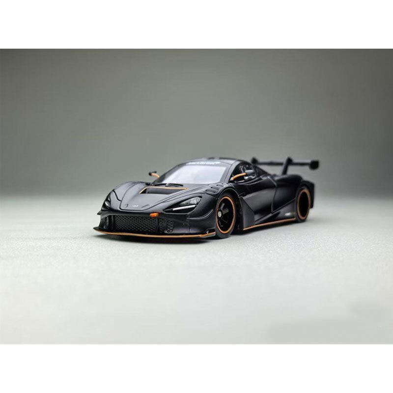 Fg 1/64 Mclaren 720S Gt3X Openable Hood Alloy Car Model Collectible Ornament Gift