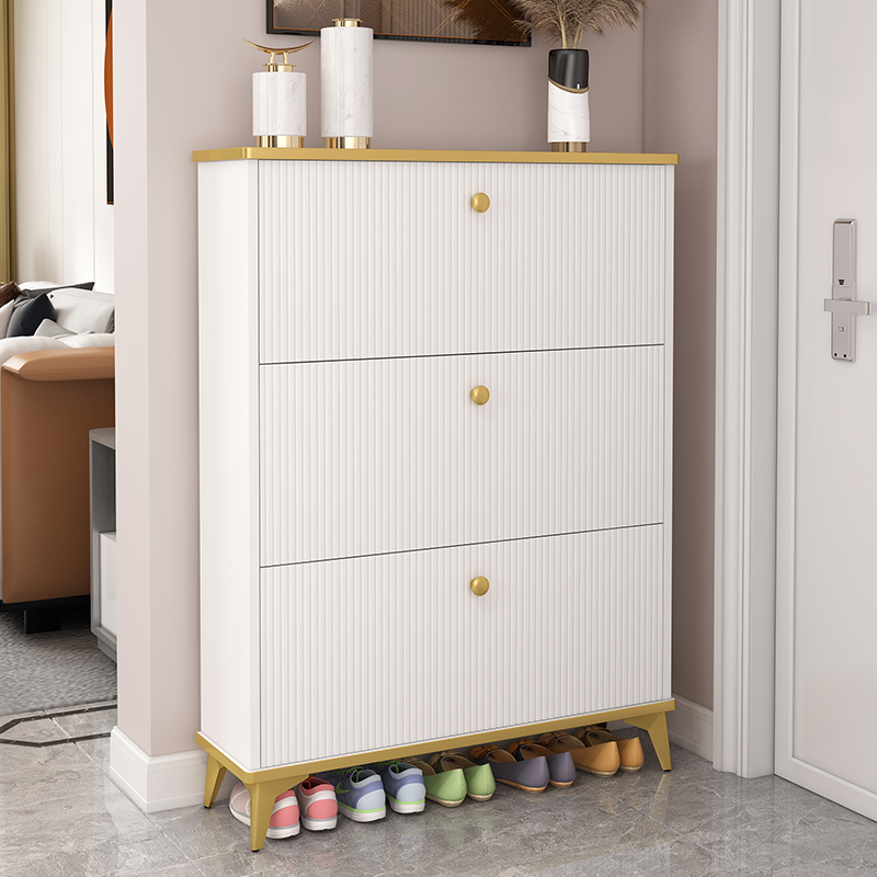 Ultra-thin tipping shoe cabinet home door small apartment large-capacity porch cabinet space-saving economical storage shoe rack