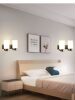 led wall lamp American bedroom bedside lamp living room corridor staircase wall lamp aisle balcony modern simple wall lamp