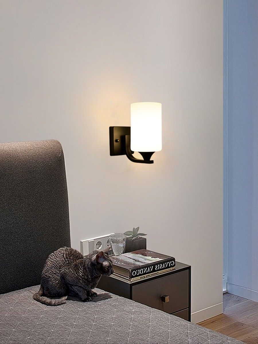 led wall lamp American bedroom bedside lamp living room corridor staircase wall lamp aisle balcony modern simple wall lamp