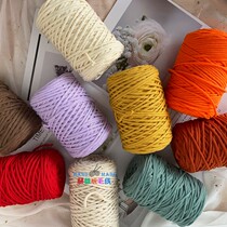 Leg brother-in-law playing wool-ins with the same round strands yarn 300g handmade diy crochet bag cant afford the ball 1 regiment