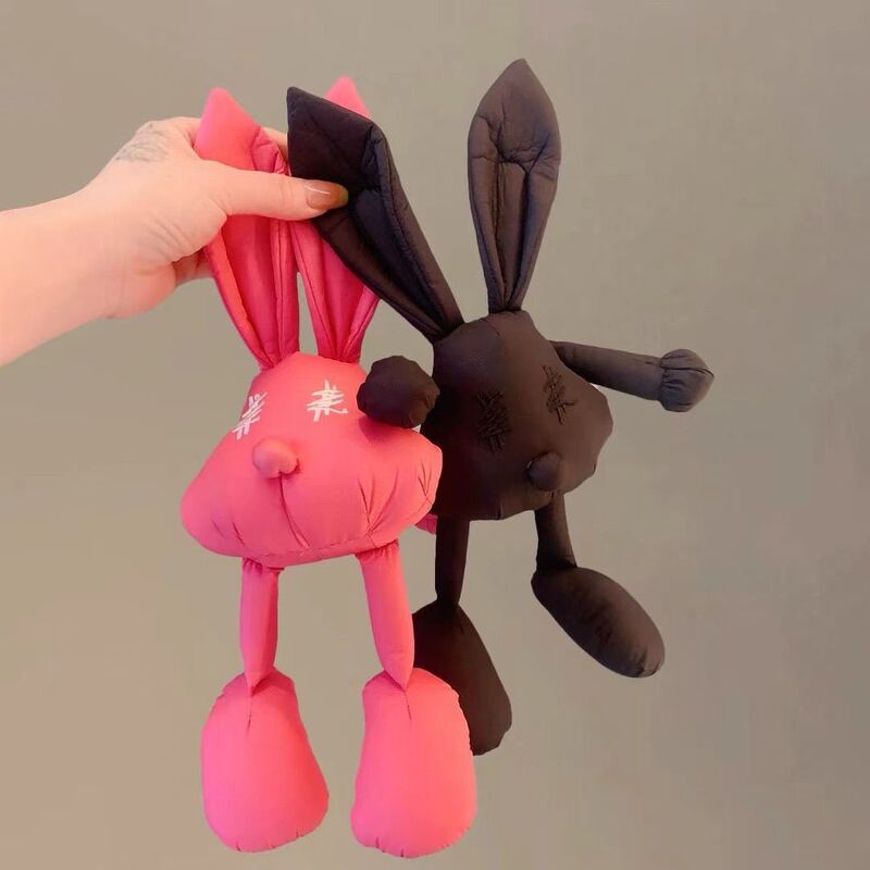 Strange Doll Pink Cartoon Rabbit Large Rabbit Brooch Clothing Decoration Personalized Fashion Cute Fabric