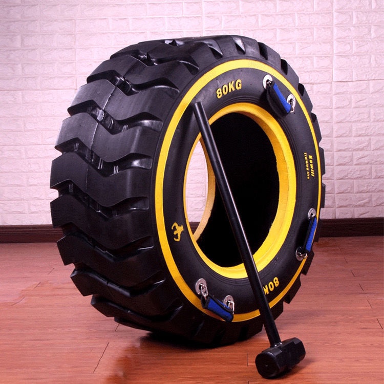 Fitness tires to lose weight men's physical explosive endurance physical training flip car big tire sledgehammer