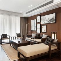 New Chinese modern minimalist Throne Room of Guido Tatami Room Sofa Ujin Wood Zen Furniture Customised