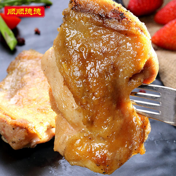顺顺德德 香嫩黑椒鸡扒 鸡排 400g*4包 天猫优惠券折后￥49包邮史低（￥89-40）