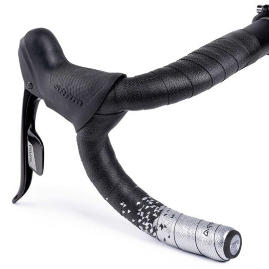 guee金属银色渐变把带公路自行车骑行装备防滑超轻减震专业绑带