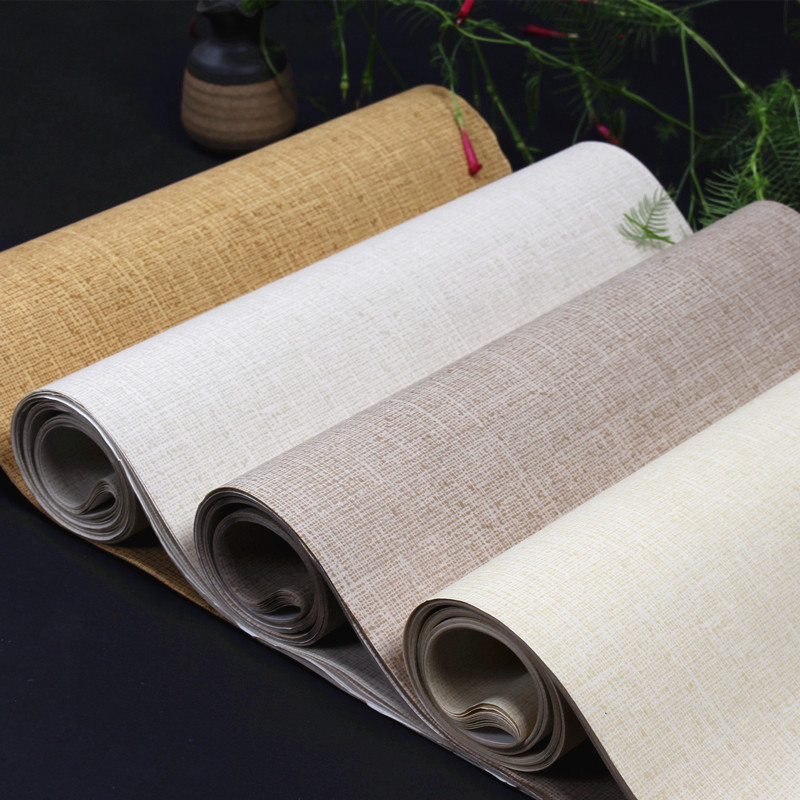 Four feet six feet open to wax-dyed letterhead imitation hemp cloth Calligraphy Works Paper Creation Exclusive Semi-Raw Cooked Rice Paper Wholesale