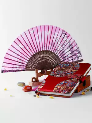 Chinese style Shu brocade Chengdu special souvenir gift for old foreigners notebook gift box business custom logo