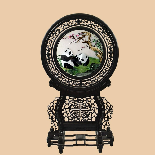 Китайская памятная униформа медсестры, двусторонняя вышивка, китайский стиль, подарок на день рождения, с вышивкой