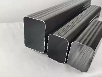 Aluminum alloy gutter eaves finished rain sink drainage Villa square color aluminum rainwater pipe sewer profile eaves ditch