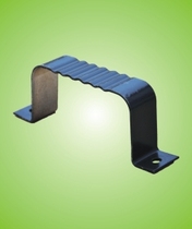 Eaves Exterior wall Round pipe locator Sewer pipe Square rainwater pipe Aluminum alloy square pipe Color aluminum downwater system pipe card