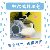 Cole duck bag Transparent carry-on bag Cat pet take-out carry-on backpack Breathable school bag Space capsule