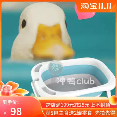 Cole duck bath tub pool pet duck cleaning supplies special toys folding New