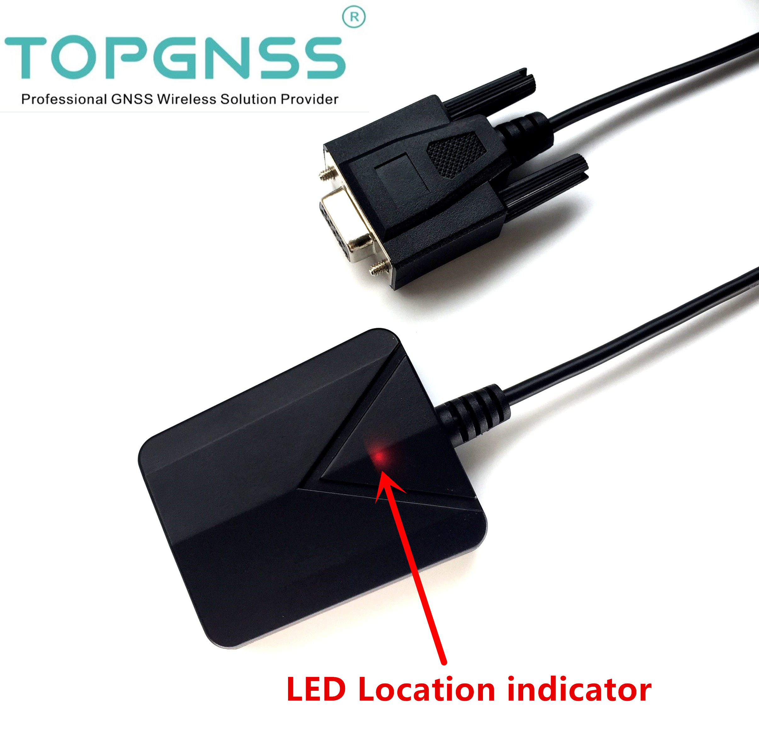 TOPGNSS GNSS Beidou module receiver GPS artificial control time DB9 interface RS232 serial port communication