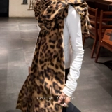 Демисезонный шарф из искусственного меха, удерживающая тепло накидка, легкий роскошный стиль