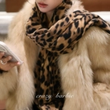 Демисезонный шарф из искусственного меха, удерживающая тепло накидка, легкий роскошный стиль