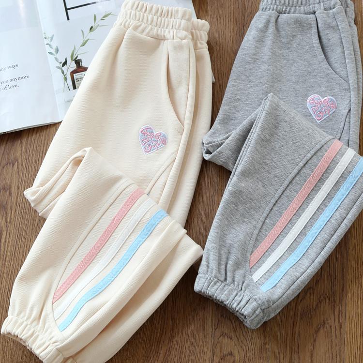 Girls' Pants Spring and Autumn 2026 New Stylish Children's Sports Pants for Older Kids, Long Casual Sweatpants for Girls, Trendy Girls' Pants Spring and Autumn 2026 New Stylish Children's Sports Pants for Older Kids, Long Casual Sweatpants for Girls, Trendy