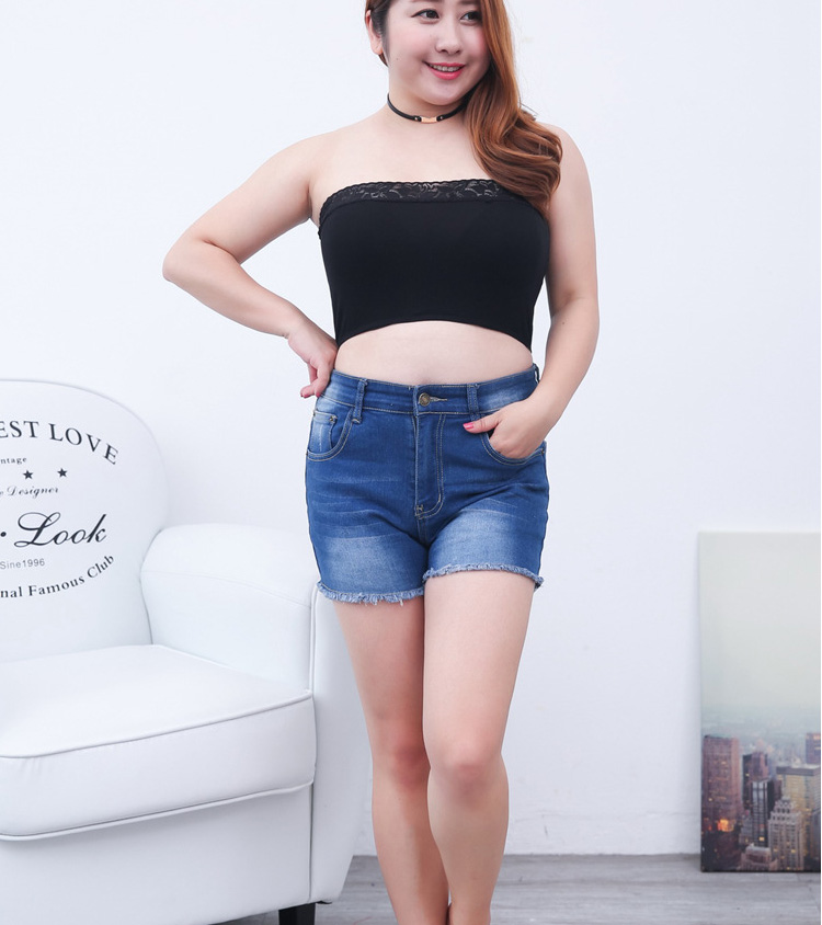 200 kg kích thước lớn hàng đầu nữ chống đi cộng với phân bón để tăng ren bọc ngực mỏng phần mỡ mm Modal đoạn ngắn áo lót nữ mặc áo dài