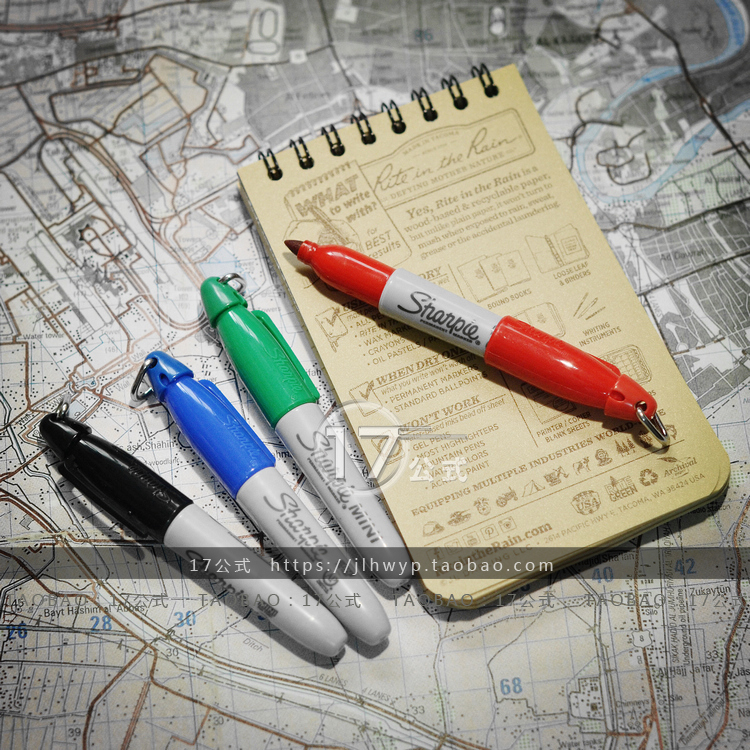 US Sharpie Mini Marker Mini with Keychain Hook EDC