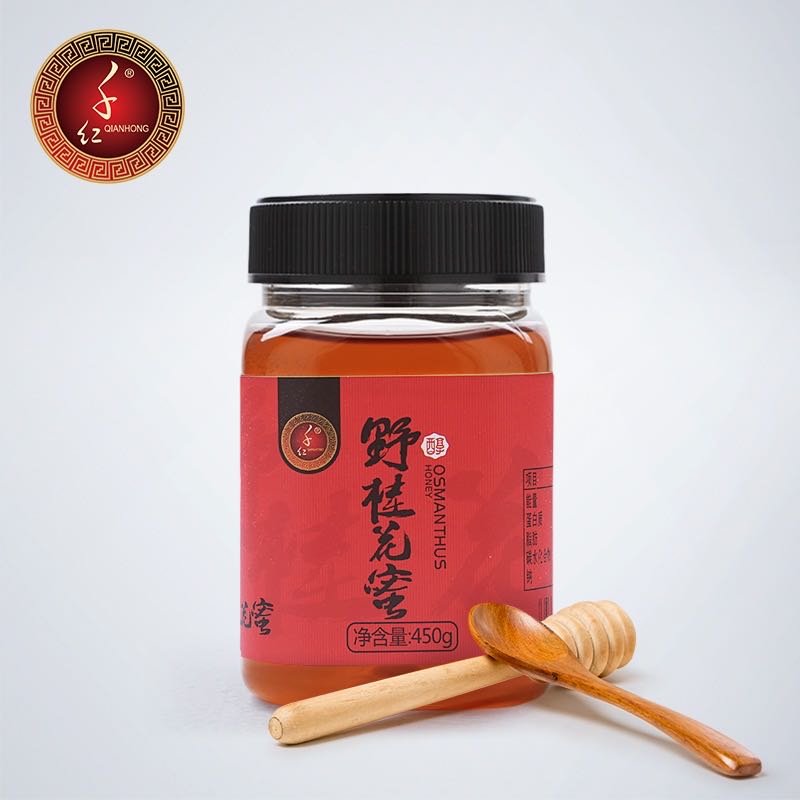 Jiangshan special production authentic one thousand red honey wild osmanthus honey 450g Osmanthus flower honey one thousand red wild osmanthus honey
