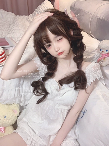 Японская сексуальная милая ретро хлопковая пижама, эффект подтяжки