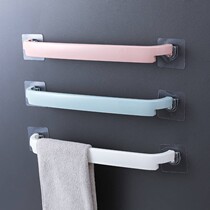 (Towel rack) Non-perforated towel bar Bathroom hanging towel rack Kitchen rag rack Bathroom storage rack