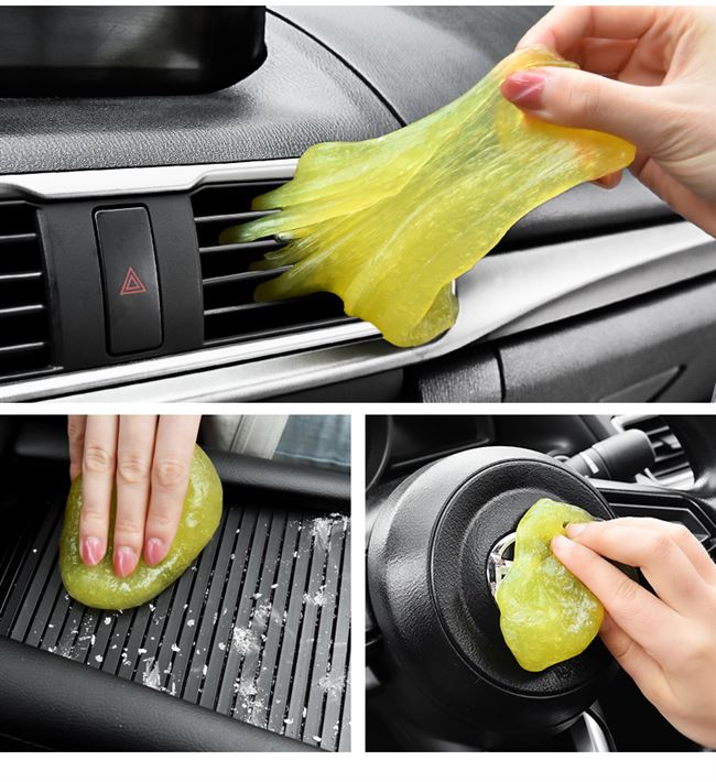 Lau xe, hút bụi, làm sạch, keo mềm, đồ xe, tạo tác tro dính, bùn, lau xe, bùn, bụi dính trên xe - Sản phẩm làm sạch xe