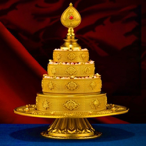 Bajixiang Man Tea Luo Xiu plate 10cm with tray set of pure copper Manza plate Sodaji Kwen design