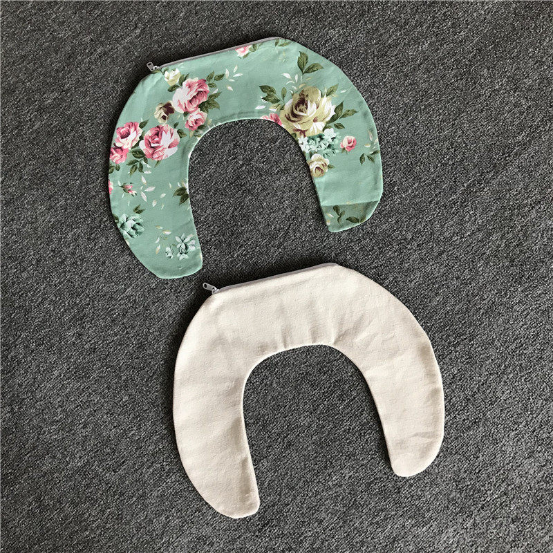 Pure cotton thickened hot compress U type salt bag zipped cloth bag coarse sea salt hot compress bag full body Cloth Bag Microwave special-Taobao