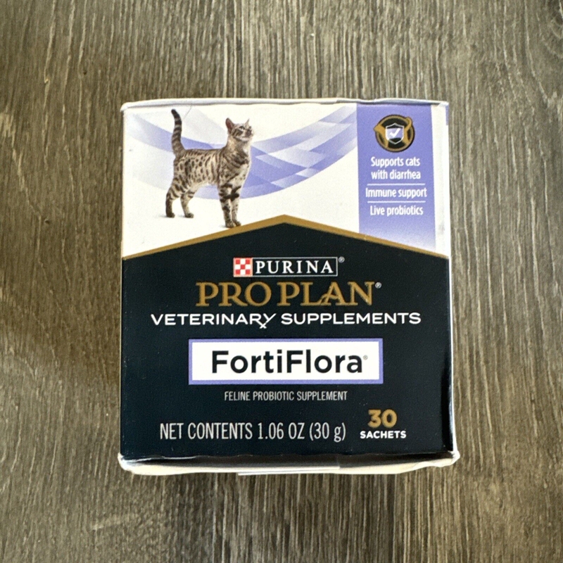 Free 2 Bags of Purina Fortiflora Probiotics for Cats, Cat Flavor Enhancer to Promote Appetite, Soft Stools, and Picky Eaters