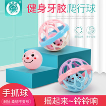 Baby toys 3-6-12 months educational soft rubber hand ball toys 0-1 years old newborn baby hand rattles