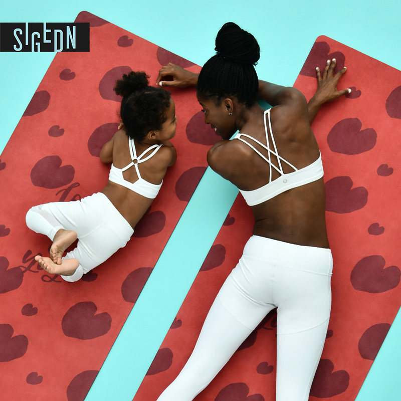 SIGEDN outspoken natural rubber yoga mat suede yoga studio custom-made one piece) hiyoga selection
