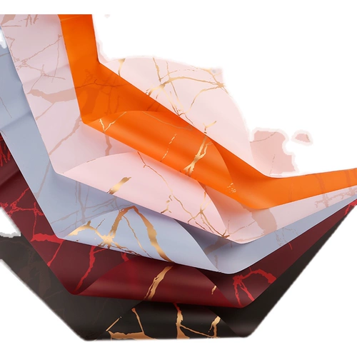 Золотая мраморная водонепроницаемая упаковка, салфетка для лица, увеличенная толщина, полупрозрачная растушевка