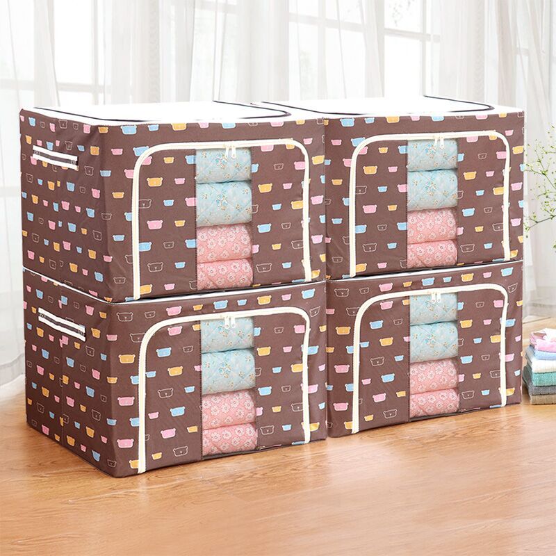 Four pieces of clothes contain suitcase household wardrobe toy container box cloth packaging box folding collection artifact