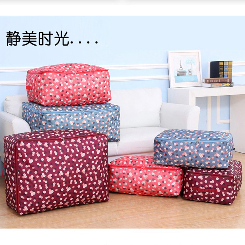 Clothing Clothes Cotton Quilts Cashier Bag Subterte Large Luggage Bag Cloth Art Clear Bin Home Clothing Moving Packing Finishing Bag