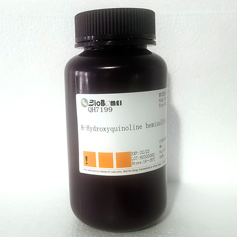 With votes 8-hydroxyquinoline sulfate 8-sulphuric acid quinolinol ≥ 9 8% Experimental reagents 134-31-6