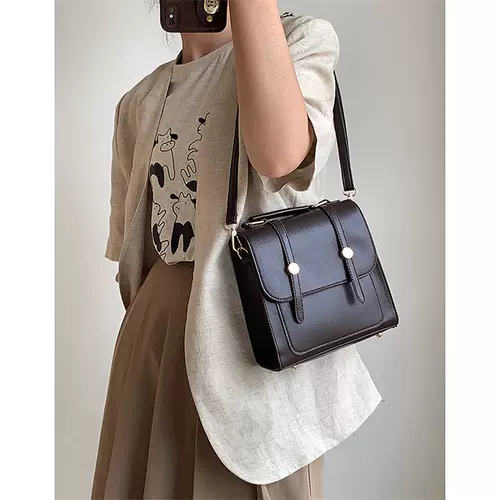 Ретро вместительная и большая сумка через плечо на ремне, сумка на одно плечо, 2023, в американском стиле, надевается на плечо