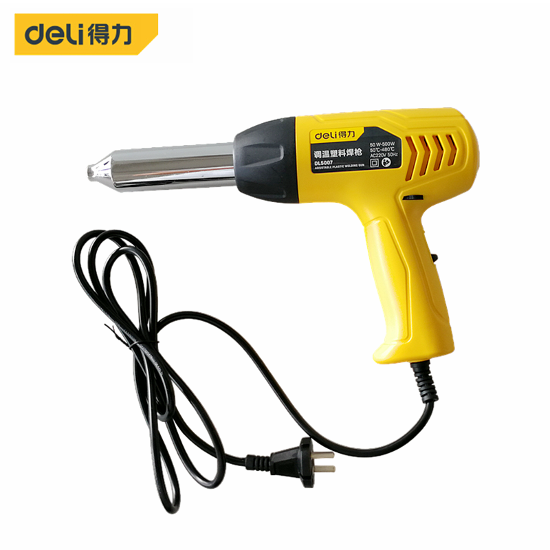 Powerful plastic welding gun plastic welding tool hot wind welding plastic 50-500W thermoregulation hair dryer