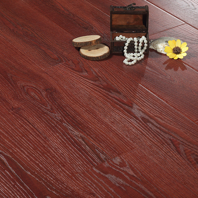 Home European-style composite waterproof abrasion resistant 12mm floor bedroom living room imitation wood grain retro manufacturer direct wood floor