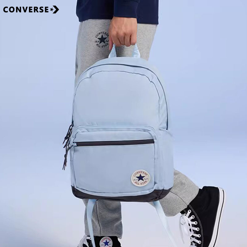 Converse/Converse Backpack High School and College Student Backpack Medium Size Haze Blue Cv2413022Ps