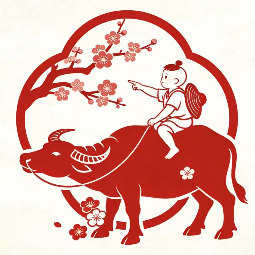 牧童邀指杏花村