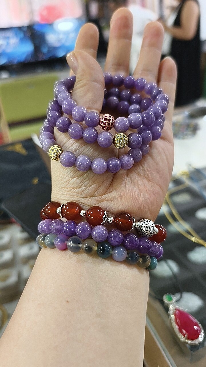 佘太翠紫玉8mm手串