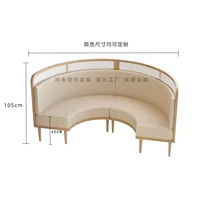 Полукруглый держатель для карт из цельного дерева, ясеня, настоящего ротанга / цвет м может быть настроен по индивидуальному заказу