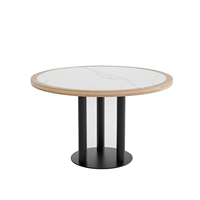 Большой круглый стол (логические деревянные края)